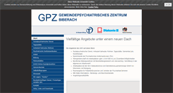 Desktop Screenshot of gpz-biberach.de